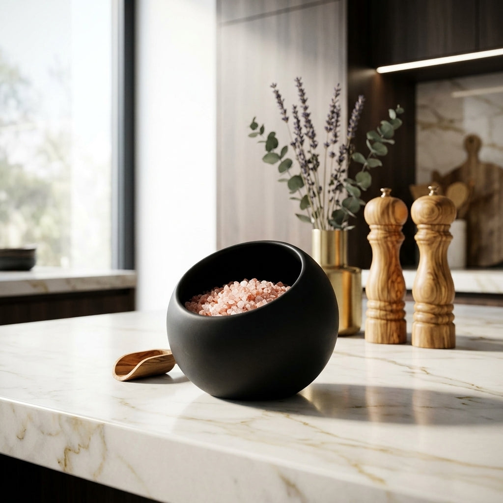 CENTURY SPHERE HOLDER | Black - Shop premium Home Decor for modern interiors - premium homewares - luxury home decor online