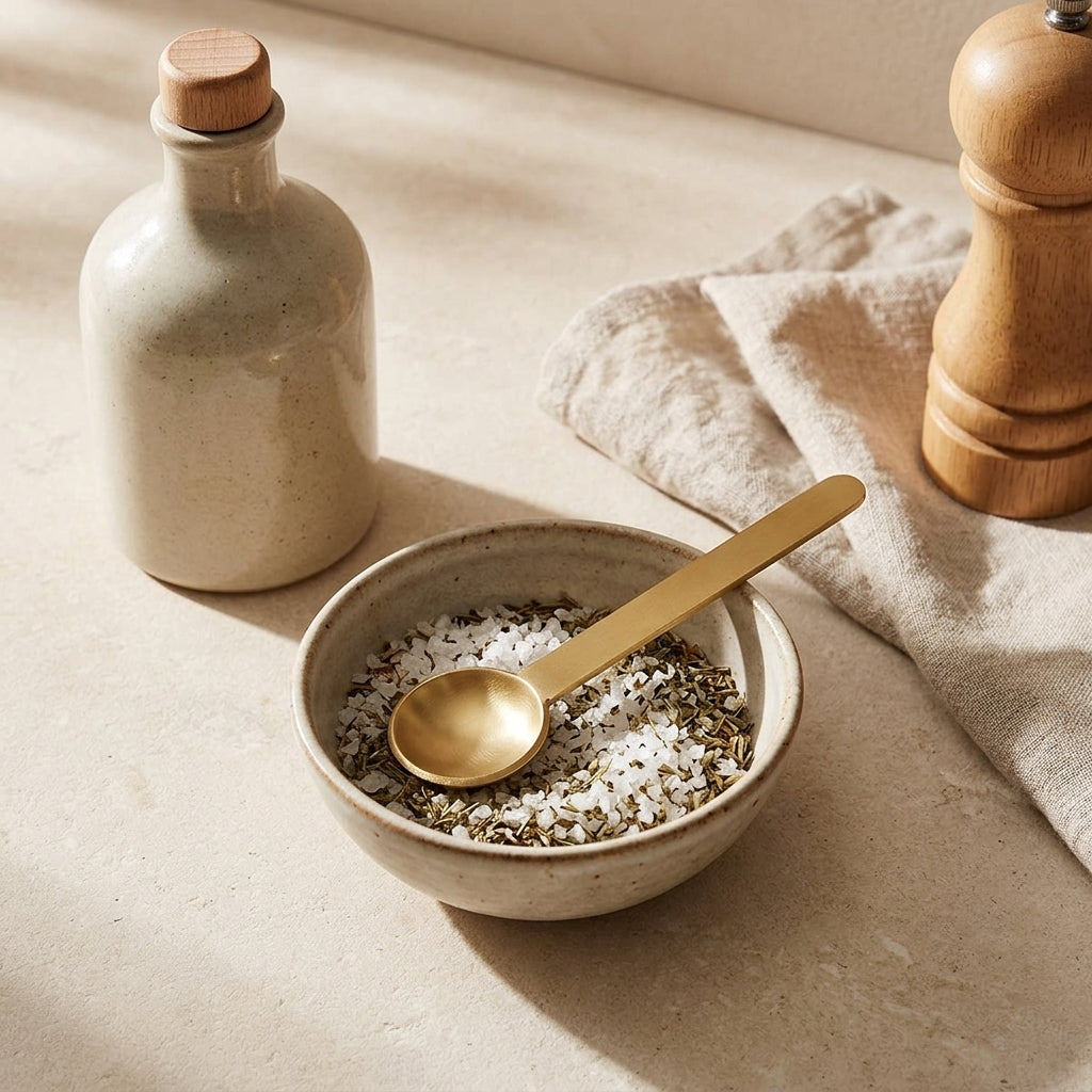 GEO SPOON | Brass