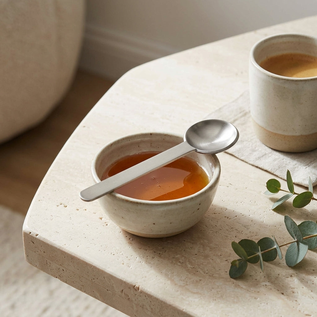GEO SPOON | Brushed Nickel