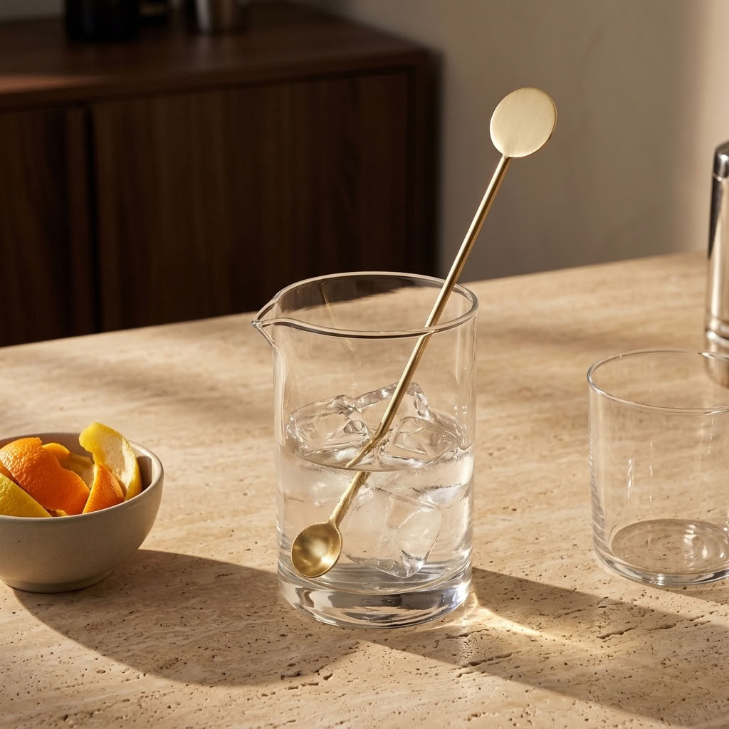 STIRRER/MUDDLER | Brass - Shop premium Home Decor for modern interiors - premium homewares - luxury home decor online