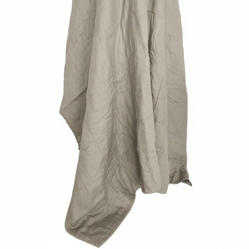 STONEWASHED LINEN THROW | 160*210 Stone - Shop premium Home Decor for modern interiors - premium homewares - luxury home decor online