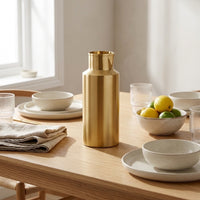 GEO WATER PITCHER | Brass