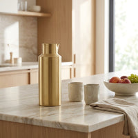 GEO WATER PITCHER | Brass