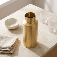 GEO WATER PITCHER | Brass