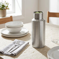 GEO WATER PITCHER | Brushed Nickel - Shop premium Home Decor for modern interiors - premium homewares - luxury home decor online
