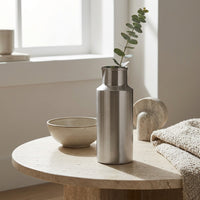 GEO WATER PITCHER | Brushed Nickel - Shop premium Home Decor for modern interiors - premium homewares - luxury home decor online