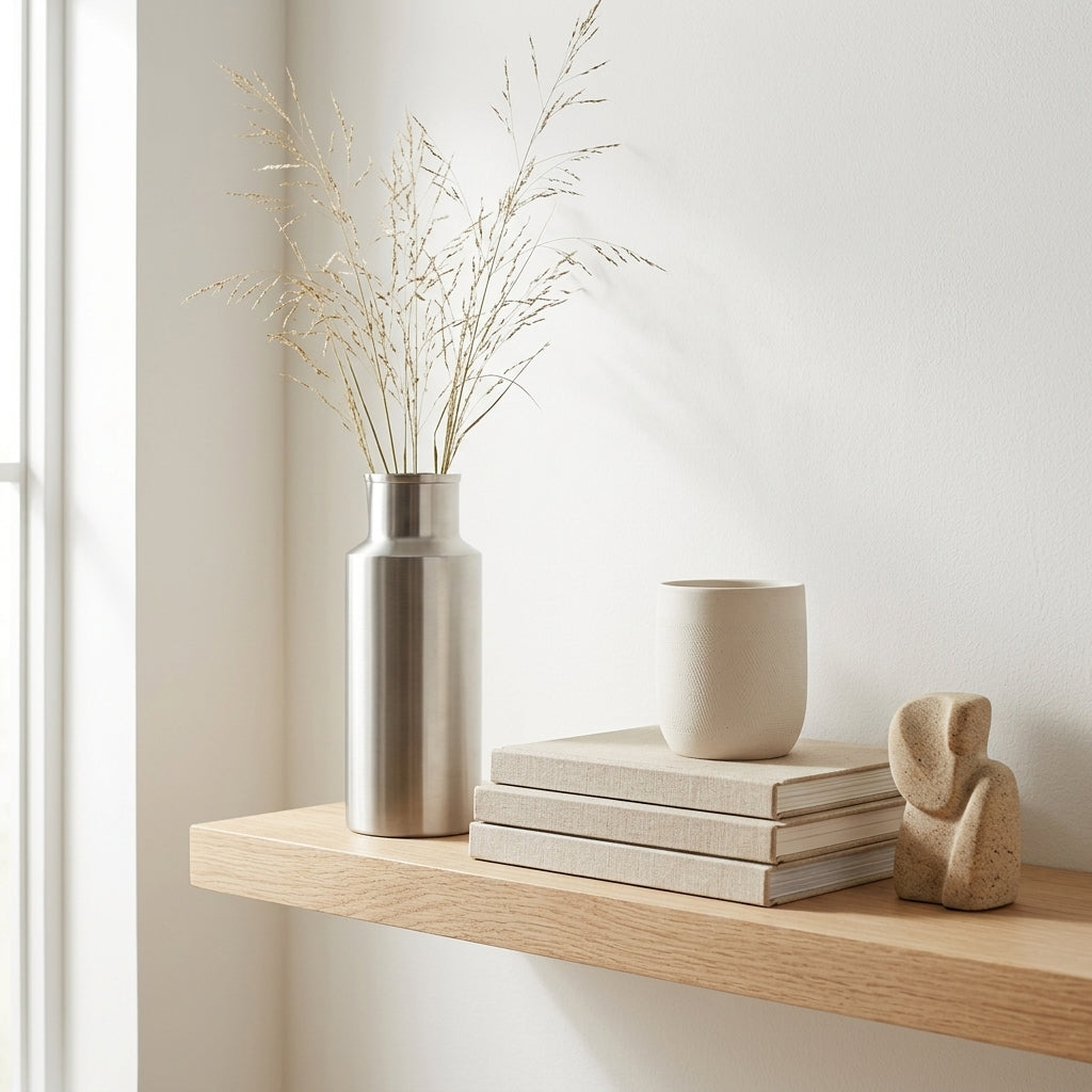 GEO WATER PITCHER | Brushed Nickel - Shop premium Home Decor for modern interiors - premium homewares - luxury home decor online