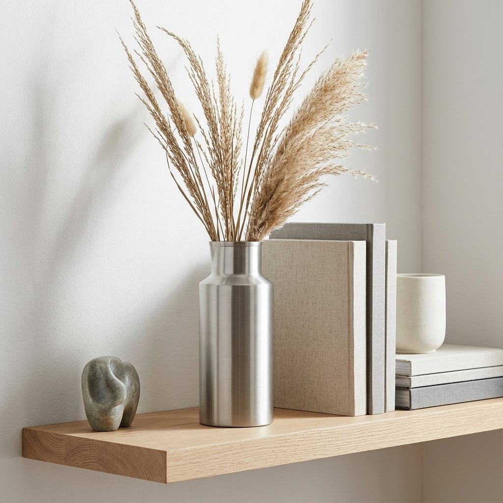 GEO WATER PITCHER | Brushed Nickel - Shop premium Home Decor for modern interiors - premium homewares - luxury home decor online