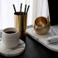 CENTURY MINI VESSEL | Brass - Shop premium Home Decor for modern interiors - premium homewares - luxury home decor online