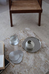 CIRCLE COASTERS | Nickel | Set of 4 - Shop premium Home Decor for modern interiors - premium homewares - luxury home decor online