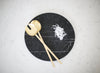 CIRCLE MARBLE TRIVET | Black Home Decor B E H R & C O.