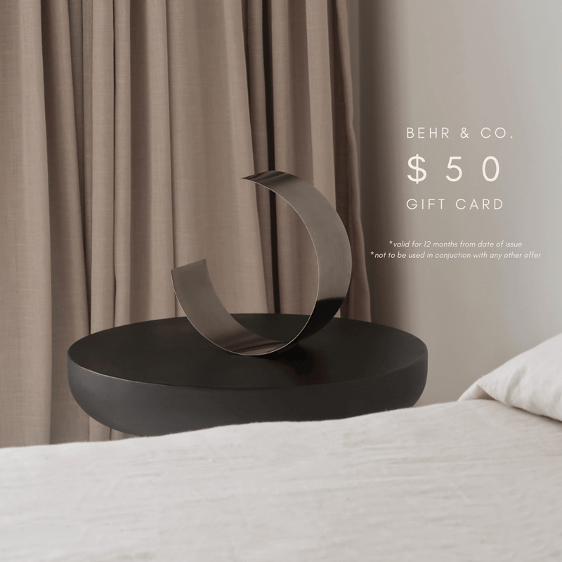 GIFT CARD Gift Card B E H R & C O. $50.00