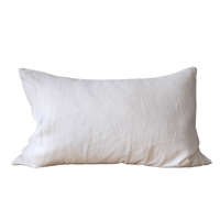 STONEWASHED LINEN RECTANGLE CUSHION COVER | 35*55 | Pearl - Shop premium Home Decor for modern interiors - premium homewares - luxury home decor online