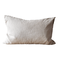 STONEWASHED LINEN RECTANGLE CUSHION COVER | 35*55 | Stone - Shop premium Home Decor for modern interiors - premium homewares - luxury home decor online