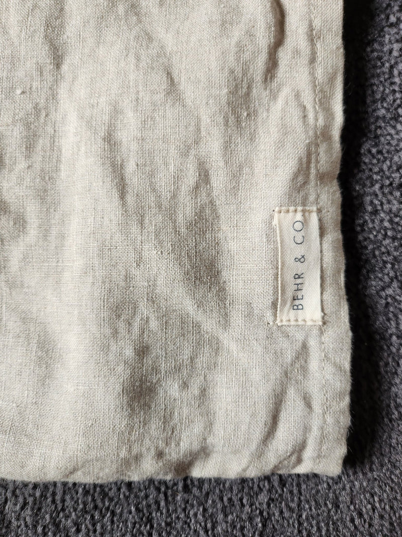 STONEWASHED LINEN SQUARE CUSHION COVER | 65*65 | Stone - Shop premium Home Decor for modern interiors - premium homewares - luxury home decor online