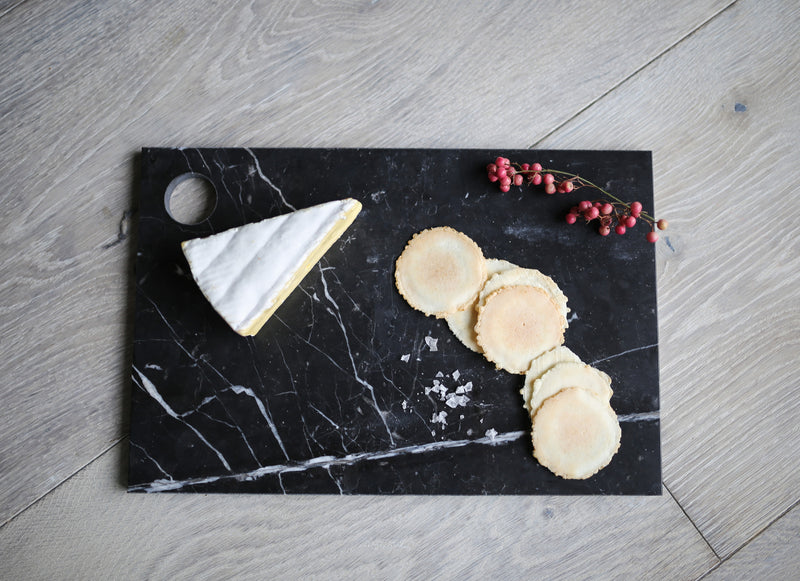 MARBLE CHEESE BOARD | Black