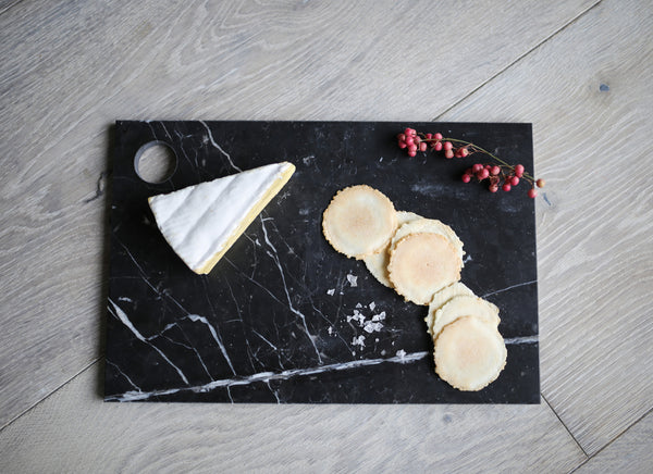 MARBLE CHEESE BOARD | Black