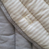 STONEWASHED LINEN BABY PLAY MAT | 115 dia | Stone + Stripe