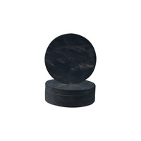 CIRCLE MARBLE COASTERS | Black | Set of 4 - Shop premium Home Decor for modern interiors - premium homewares - luxury home decor online
