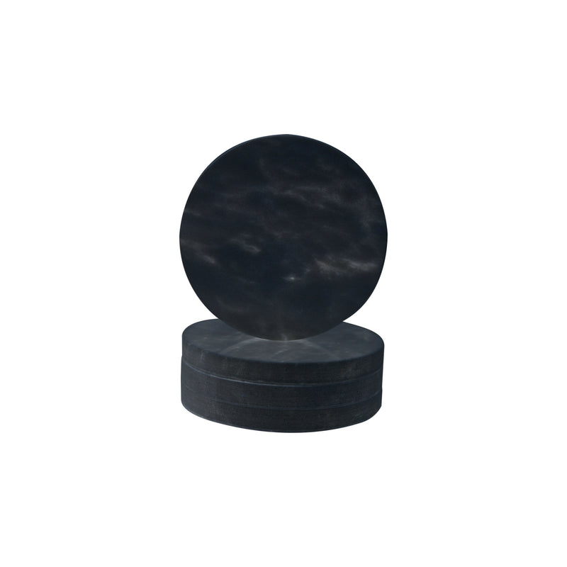CIRCLE MARBLE COASTERS | Black | Set of 4 - Shop premium Home Decor for modern interiors - premium homewares - luxury home decor online