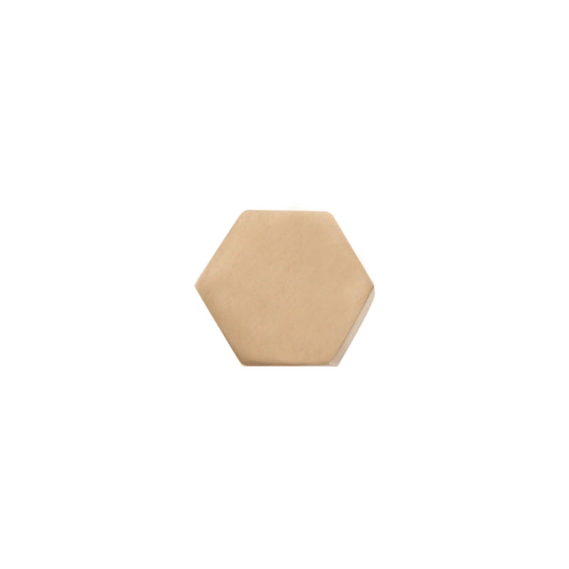 HEXAGON CARD HOLDER | Brass