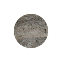 MINI ROUND STONE TRIVET | Silver Travertine (unfilled) - Shop premium Home Decor for modern interiors - premium homewares - luxury home decor online