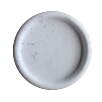 ROUND STONE TRAY | Carrara