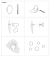 HALF MOON WALL HOOK SMALL | Brass