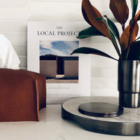CIRCLE COASTERS | Black Nickel | Set of 4