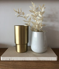 RECTANGLE STONE TRAY | Travertine (filled)