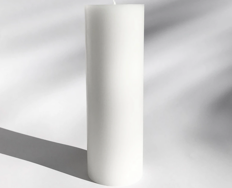 CANDLE PILLAR | Large | Pure White