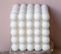 GIANT BUBBLE CANDLE | Tan