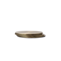 CIRCLE COASTERS | Brass | Set of 4 - Shop premium Home Decor for modern interiors - premium homewares - luxury home decor online