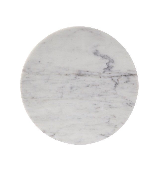 CIRCLE MARBLE TRIVET | White Home Decor B E H R & C O.