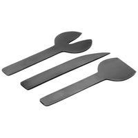 GEO 3-PIECE CHEESE SET | Black Nickel - Shop premium Home Decor for modern interiors - premium homewares - luxury home decor online