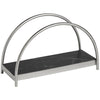 GEO NAPKIN HOLDER | Brushed Nickel & Nero - Shop premium Home Decor for modern interiors - premium homewares - luxury home decor online