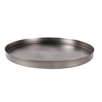 GEO ROUND TRAY | Black Nickel - Shop premium Home Decor for modern interiors - premium homewares - luxury home decor online