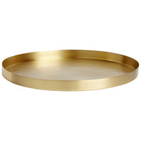 GEO ROUND TRAY | Brass - Shop premium Home Decor for modern interiors - premium homewares - luxury home decor online