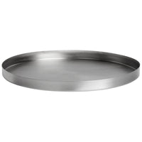 GEO ROUND TRAY | Brushed Nickel - Shop premium Home Decor for modern interiors - premium homewares - luxury home decor online
