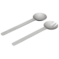 GEO SALAD SERVERS | Brushed Nickel - Shop premium Home Decor for modern interiors - premium homewares - luxury home decor online